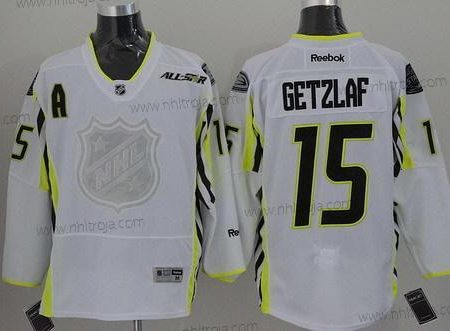 Herrar Anaheim Ducks #15 Ryan Getzlaf 2015 All-Stars Vit Tröjor