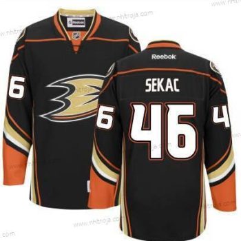 Herrar Anaheim Ducks #46 Jiri Sekac Svart Tredje tröjan Tröjor