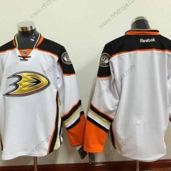 Herrar Anaheim Ducks Blank Vit Tredje tröjan Tröjor