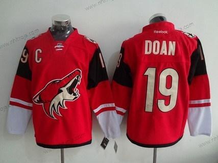 Herrar Arizona Coyotes #19 Shane Doan Reebok Röd Premier Hemma Tröjor