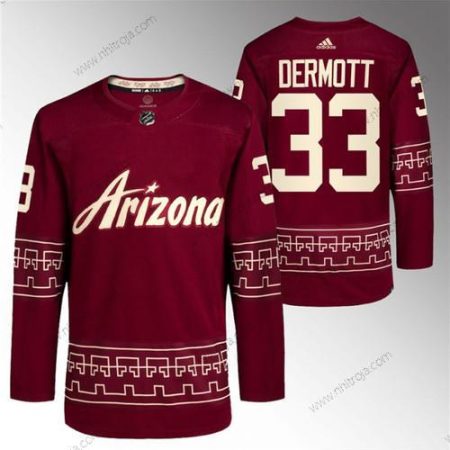 Herrar Arizona Coyotes #33 Travis Dermott Röd Alternativ Pro Tröjor