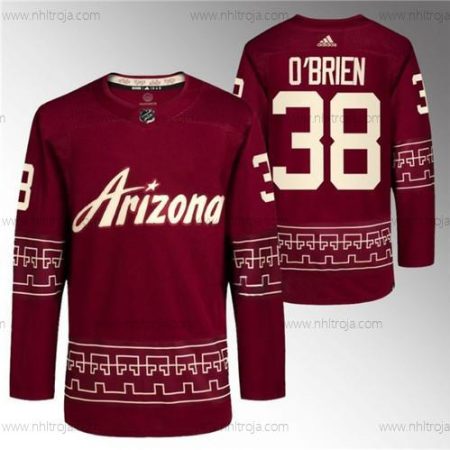 Herrar Arizona Coyotes #38 Liam O’Brien Röd Alternativ Pro Tröjor