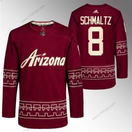 Herrar Arizona Coyotes #8 Nick Schmaltz Röd Alternativ Pro Tröjor