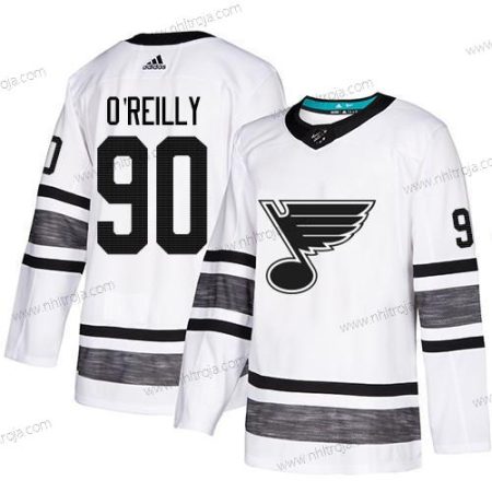 Herrar Blues #90 Ryan O’Reilly Vit Autentisk 2019 All-Star Stitched Hockey Tröjor