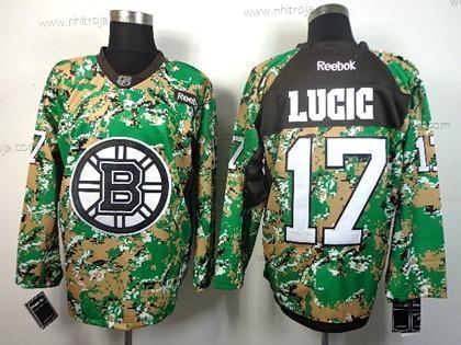 Herrar Boston Bruins #17 Milan Lucic 2014 Camo Tröjor