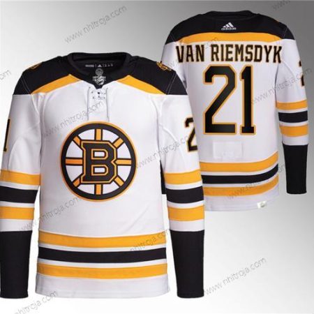 Herrar Boston Bruins #21 James Van Riemsdyk Vit Stitched Tröjor