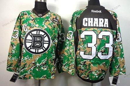 Herrar Boston Bruins #33 Zdeno Chara 2014 Camo Tröjor