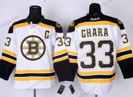 Herrar Boston Bruins #33 Zdeno Chara Vit Tröjor