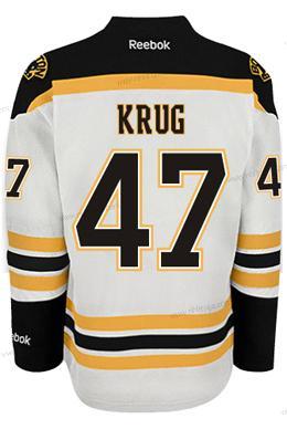 Herrar Boston Bruins #47 Torey Krug Vit Tröjor