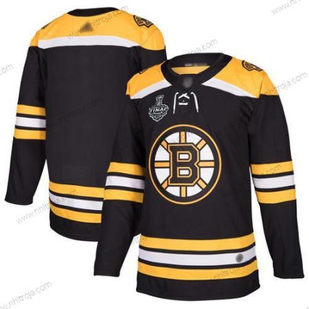 Herrar Boston Bruins Blank Svart Autentisk 2019 Stanley Cup Final Bound Stitched Hockey Hemma Tröjor