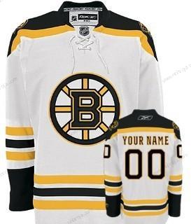 Herrar Boston Bruins Skräddarsydda Vit Tröjor