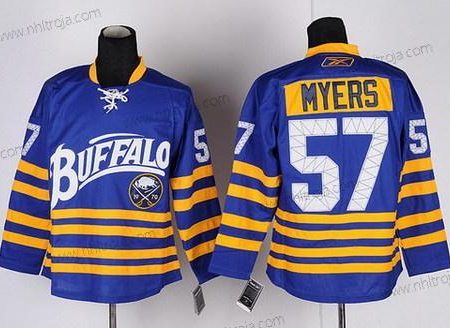 Herrar Buffalo Sabres #57 Tyler Myers Blå Tredje tröjan Tröjor