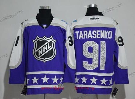 Herrar Central Division St. Louis Blues #91 Vladimir Tarasenko Reebok Lila 2017 NHL All-Star Stitched Ice Hockey Tröjor