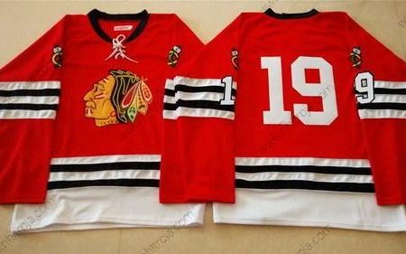 Herrar Chicago Blackhawks #19 Jonathan Toews 1960-61 Röd Vintage Tröjor