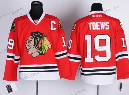 Herrar Chicago Blackhawks #19 Jonathan Toews Röd Tröjor