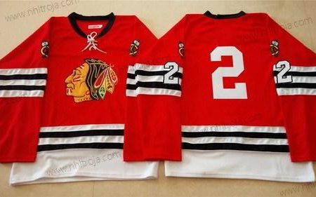 Herrar Chicago Blackhawks #2 Duncan Keith 1960-61 Röd Vintage Tröjor