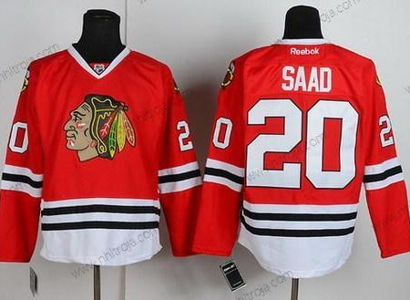 Herrar Chicago Blackhawks #20 Brandon Saad Röd Tröjor