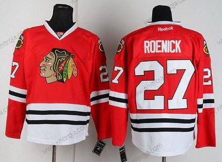 Herrar Chicago Blackhawks #27 Jeremy Roenick Röd Tröjor