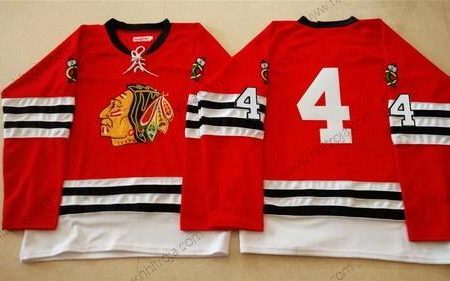 Herrar Chicago Blackhawks #4 Niklas Hjalmarsson 1960-61 Röd Vintage Tröjor