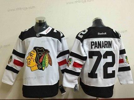 Herrar Chicago Blackhawks #72 Artemi Panarin Reebok Vit 2016 Stadium Series Premier Tröjor