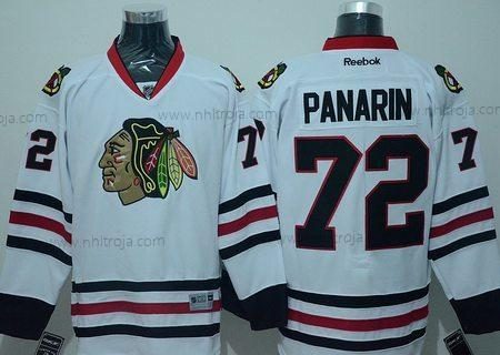 Herrar Chicago Blackhawks #72 Artemi Panarin Road Vit Premier Reebok Hockey Tröjor