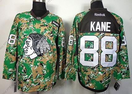 Herrar Chicago Blackhawks #88 Patrick Kane 2014 Camo Tröjor