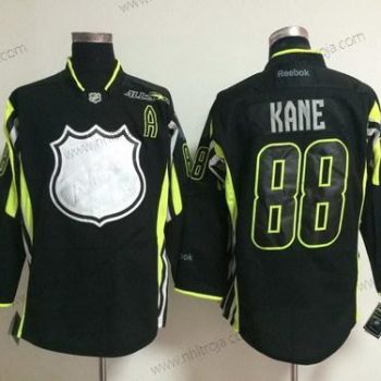 Herrar Chicago Blackhawks #88 Patrick Kane 2015 All-Stars Svart Tröjor