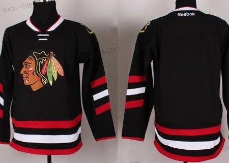 Herrar Chicago Blackhawks Blank 2014 Stadium Series Svart Tröjor