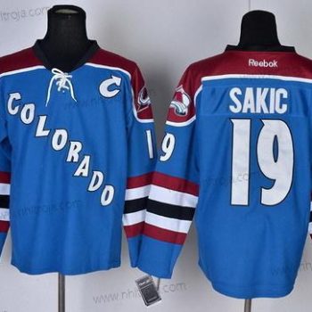 Herrar Colorado Avalanche #19 Joe Sakic Blå Tredje tröjan Tröjor