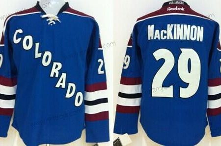 Herrar Colorado Avalanche #29 Nathan Mackinnon Blå Tredje tröjan Tröjor