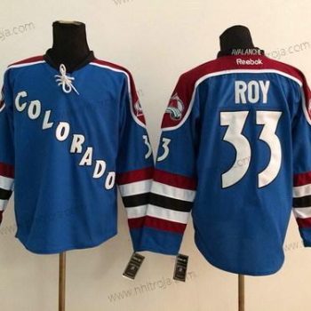 Herrar Colorado Avalanche #33 Patrick Roy Blå Tredje tröjan Tröjor