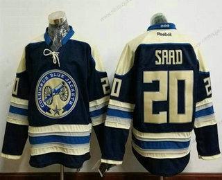 Herrar Columbus Blue Jackets #20 Brandon Saad Blå Tredje tröjan Stitched NHL Reebok Hockey Tröjor