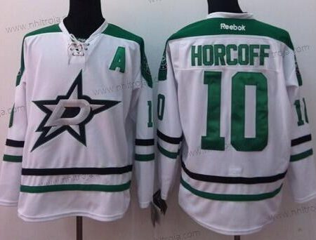 Herrar Dallas Stars #10 Shawn Horcoff 2013 Vit Tröjor