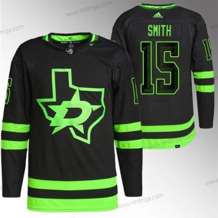 Herrar Dallas Stars #15 Craig Smith Svart Stitched Tröjor