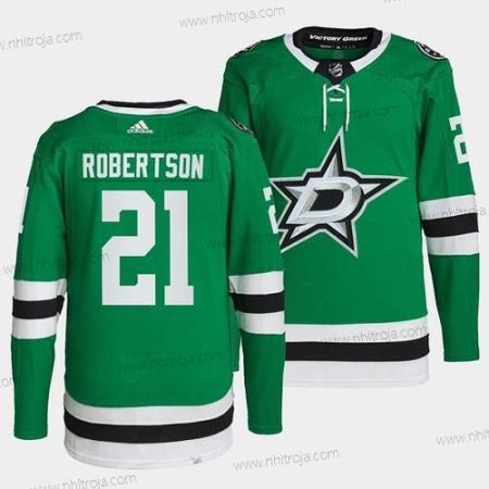 Herrar Dallas Stars #21 Jason Robertson Grön Stitched Tröjor