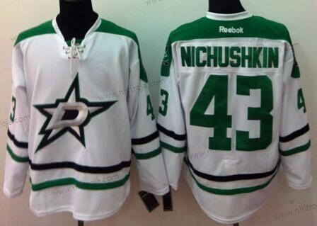 Herrar Dallas Stars #43 Valeri Nichushkin 2013 Vit Tröjor