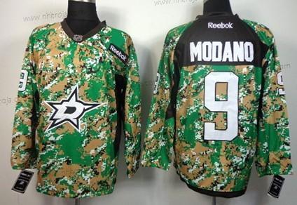 Herrar Dallas Stars #9 Mike Modano 2014 Camo Tröjor