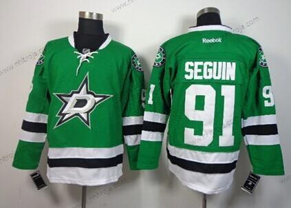 Herrar Dallas Stars #91 Tyler Seguin 2013 Grön Tröjor