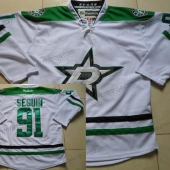 Herrar Dallas Stars #91 Tyler Seguin 2013 Vit Tröjor