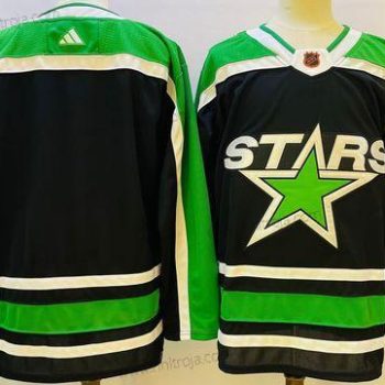 Herrar Dallas Stars Blank 2022 Svart Omvänd Retro 2.0 Stitched Tröjor