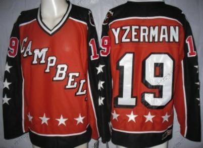 Herrar Detroit Red Wings #19 Steve Yzerman Orange All-Star Retro CCM Tröjor