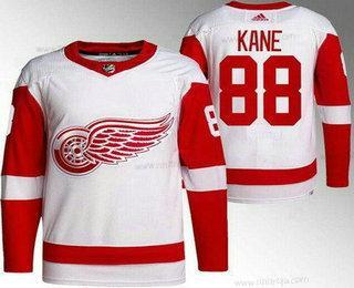 Herrar Detroit Red Wings #88 Patrick Kane Vit Autentisk Tröjor