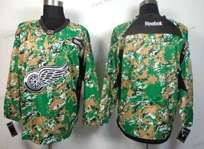 Herrar Detroit Red Wings Blank 2014 Camo Tröjor