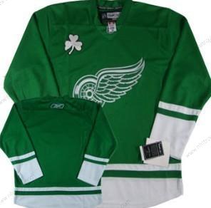 Herrar Detroit Red Wings Blank St. Patrick’S Day Grön Tröjor