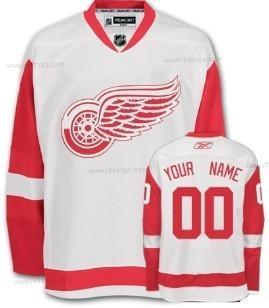 Herrar Detroit Red Wings Skräddarsydda Vit Tröjor