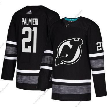 Herrar Devils #21 Kyle Palmieri Svart Autentisk 2019 All-Star Stitched Hockey Tröjor