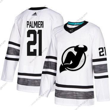 Herrar Devils #21 Kyle Palmieri Vit Autentisk 2019 All-Star Stitched Hockey Tröjor