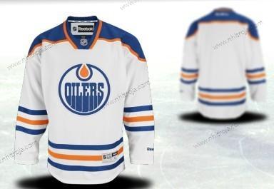 Herrar Edmonton Oilers Skräddarsydda Vit Thrid Tröjor