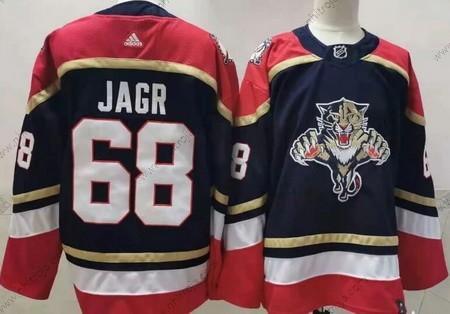 Herrar Florida Panthers #68 Jaromir Jagr Svart 2021 Omvänd Retro Stitched NHL Tröjor