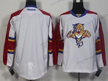 Herrar Florida Panthers Blank Reebok Vit Hockey Borta Tröjor